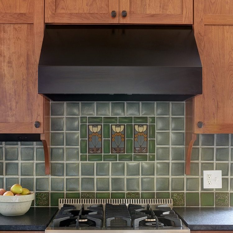 Craftsman kitchen classic tile backsplash