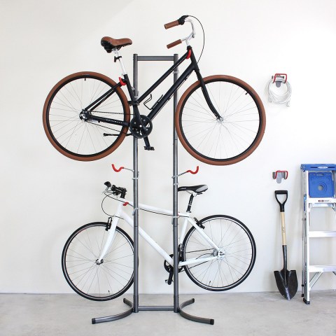 Free standing bike storage rack