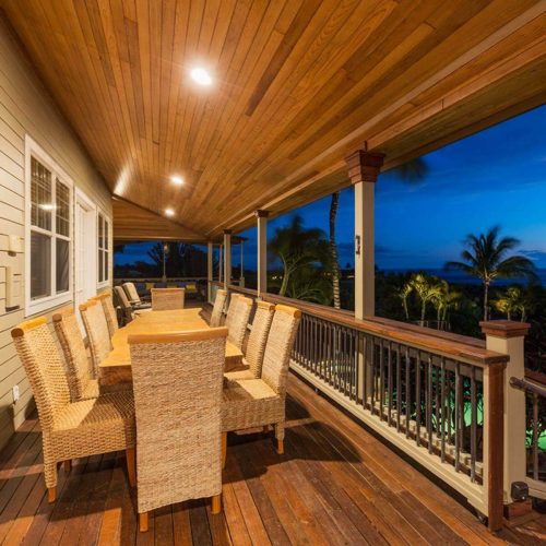 Recessed deck lighting