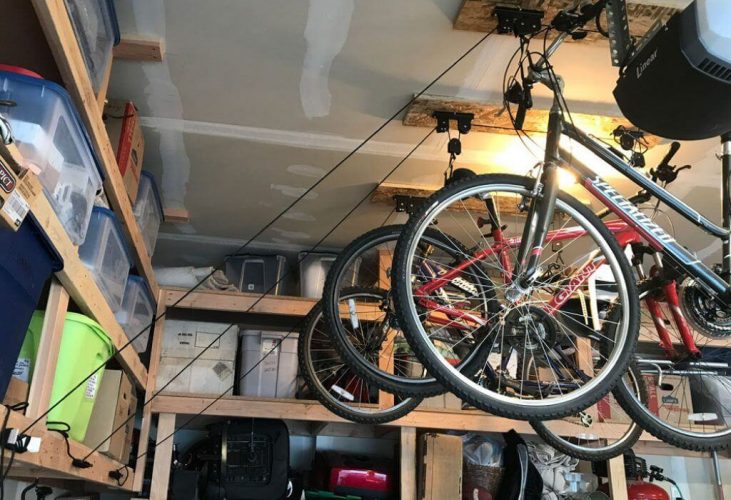 ceiling bike storage