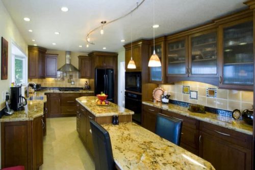 Long rectangular kitchen