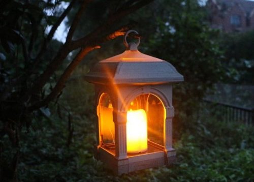 Outdoor Solar Lantern Candle Lights
