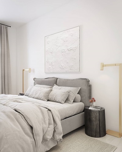 Minimalist apartment bedroom ideas
