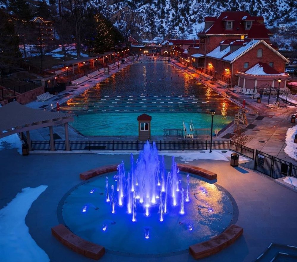 Best spot in Colorado hot springs map - Glenwood hot springs resort