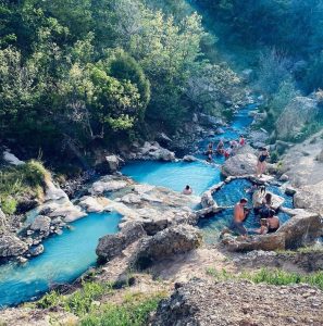 Fifth water hot springs pools view