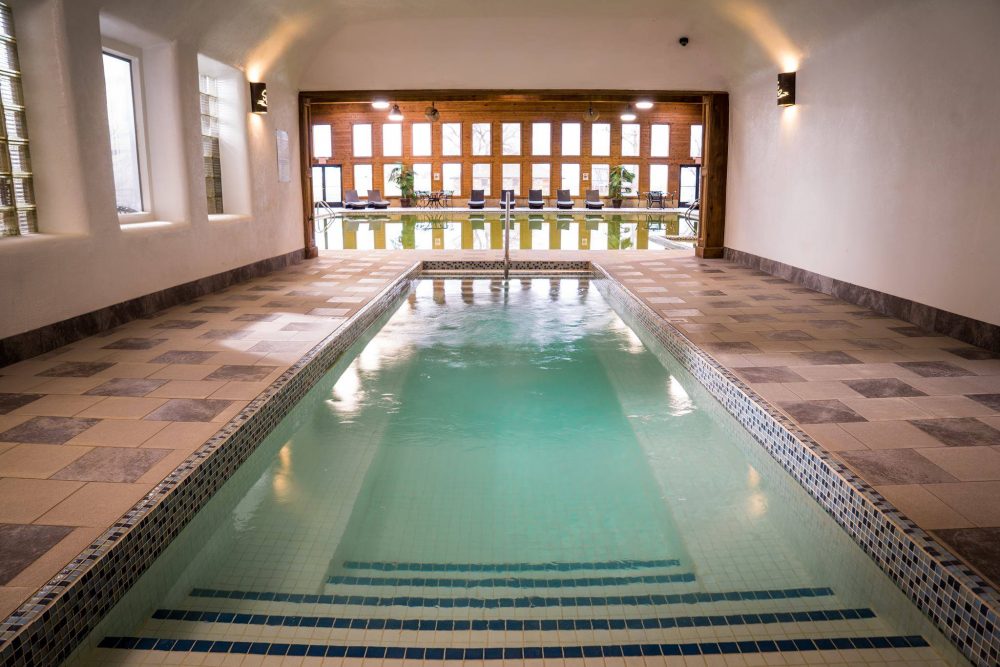 Montana hot springs map - Sleeping Buffalo hot springs indoor pool