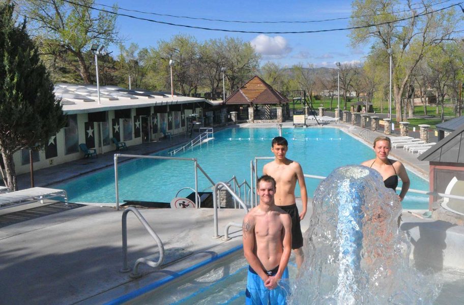 Best Hot Springs in Wyoming - Star Plunge Outside Pool