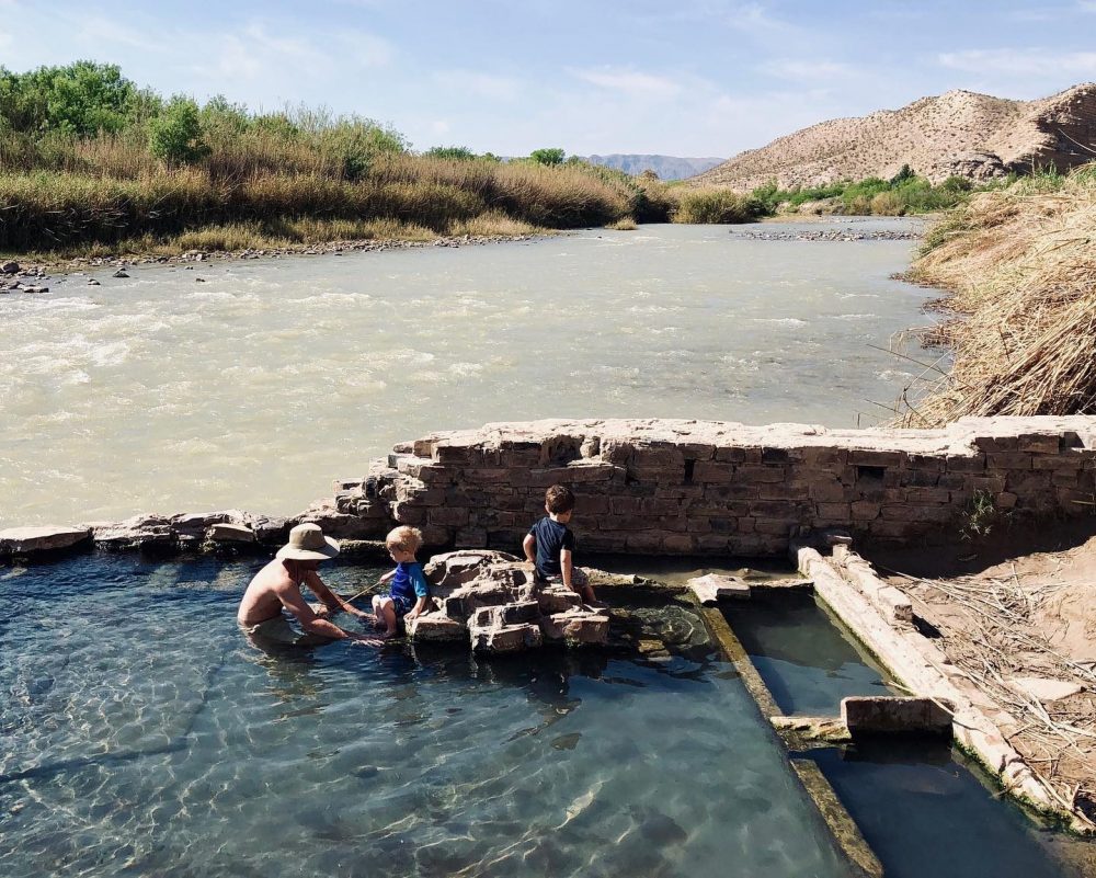 Big bend hot springs - Texas