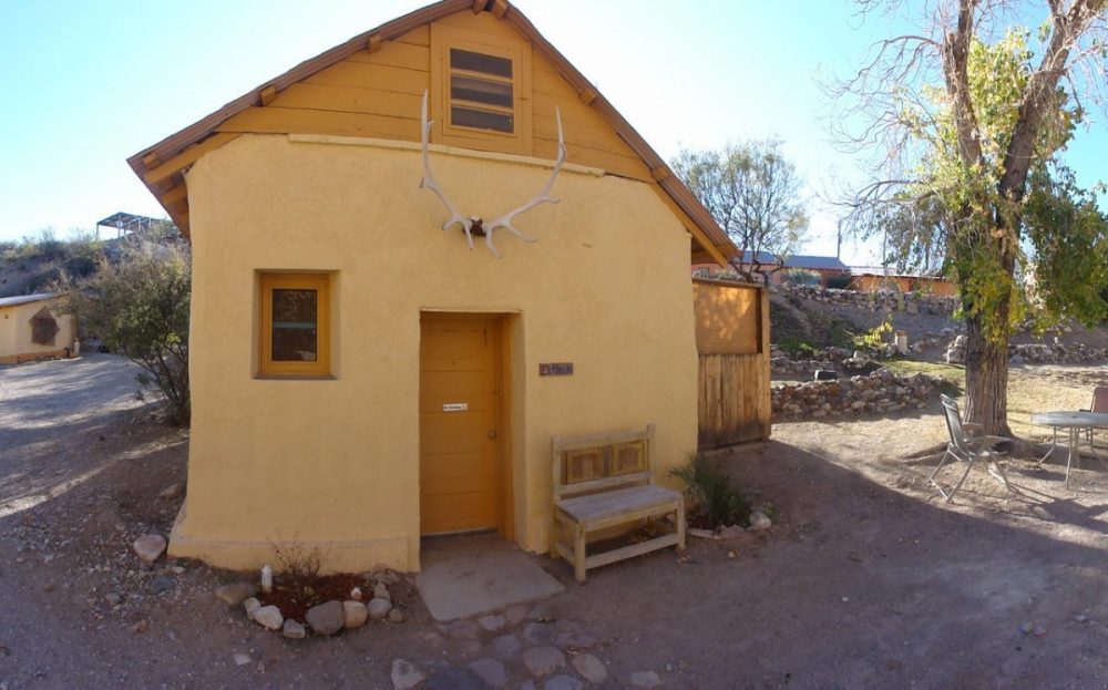 Chinati hot springs cabin