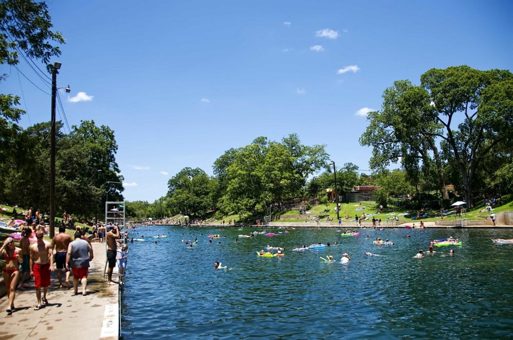 Hot Springs in Texas - Barton Springs pool