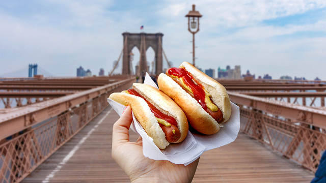 Hot Dogs In New York City