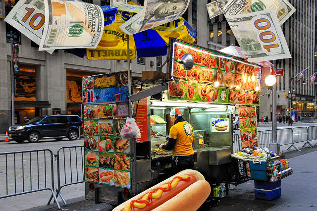 Hot Dogs In New York City