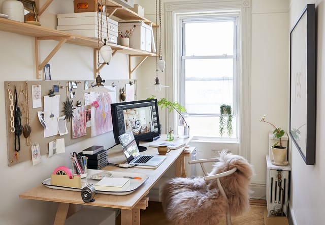 Modern Home Office Ideas with IKEA Furniture